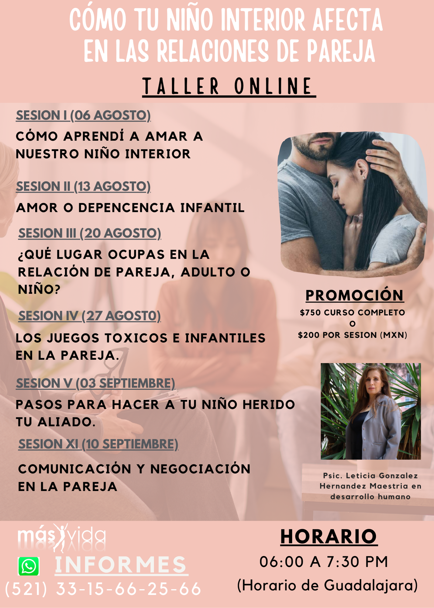 TALLER ONLINE Como tú niño interior afecta a tú relación de pareja